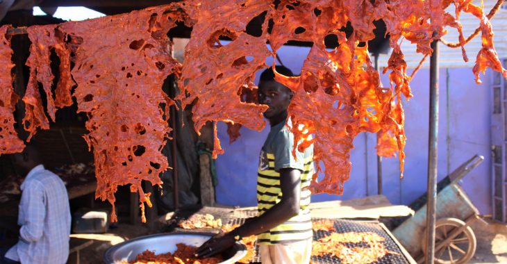 Art culinaire:  les croustillants kilichi de Pouytenga
