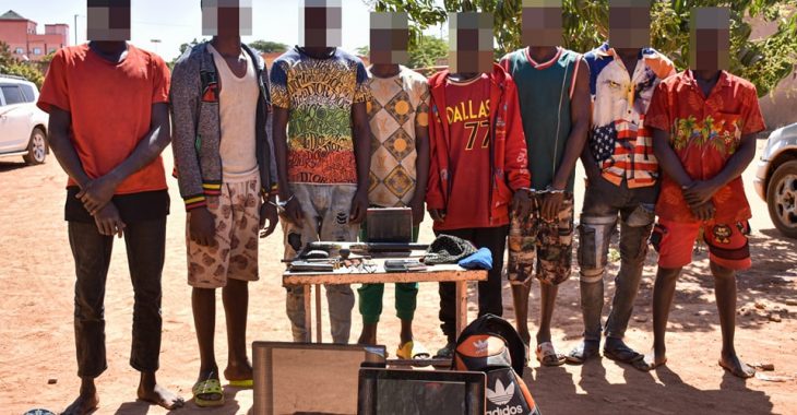 Burkina : Deux réseaux de présumés délinquants démantelés à Ouagadougou
