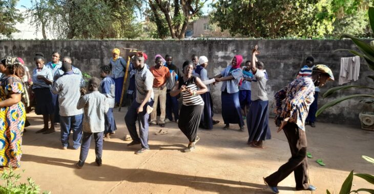 Mouna N'diaye, actrice de cinéma, partage sa passion avec les déficients mentaux