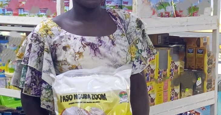 Sahida Ilboudo, une étudiante dans le business de la farine