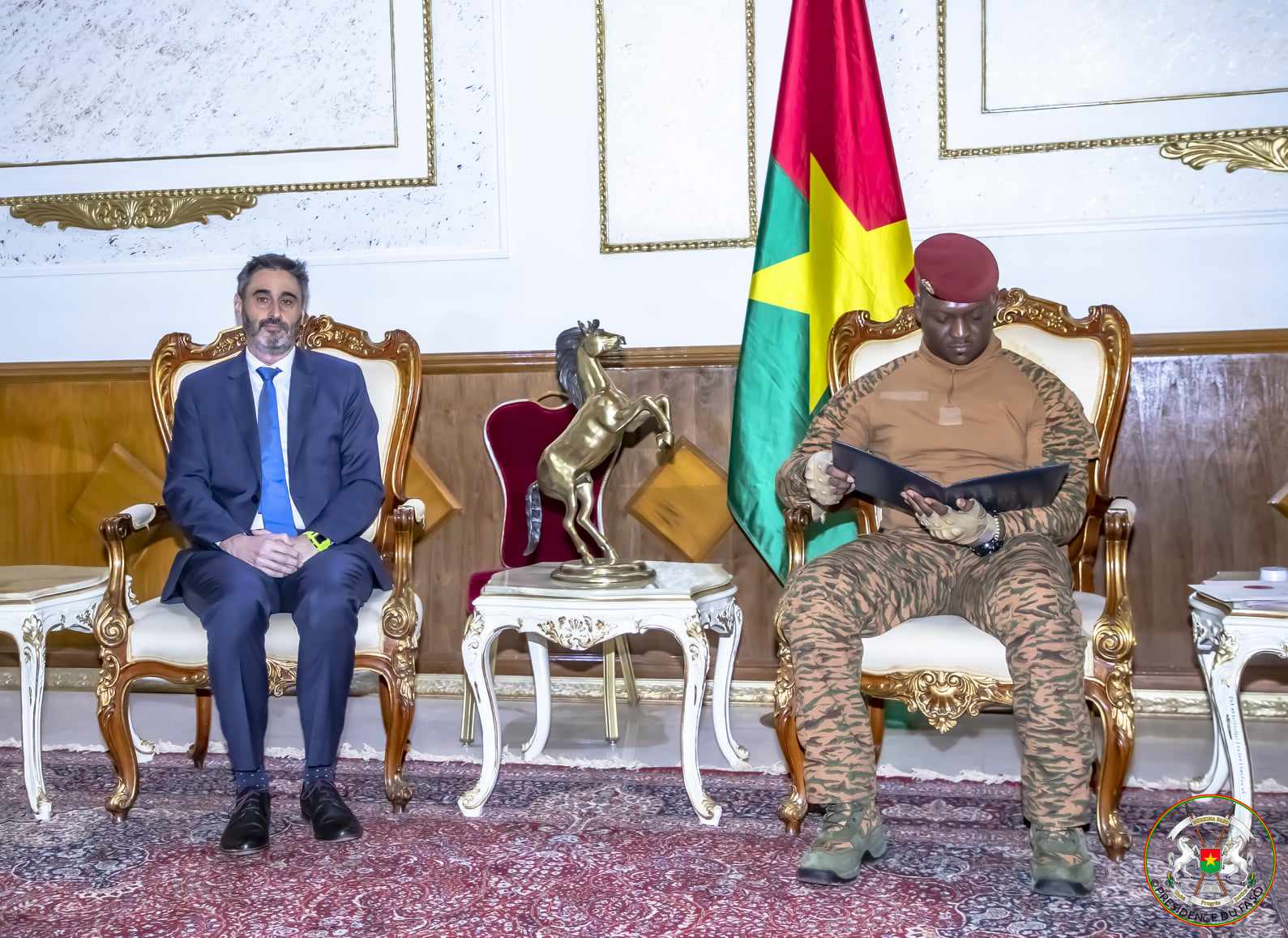 Coopération: le nouvel ambassadeur de l&rsquo;UE au Burkina présente ses lettres de créances