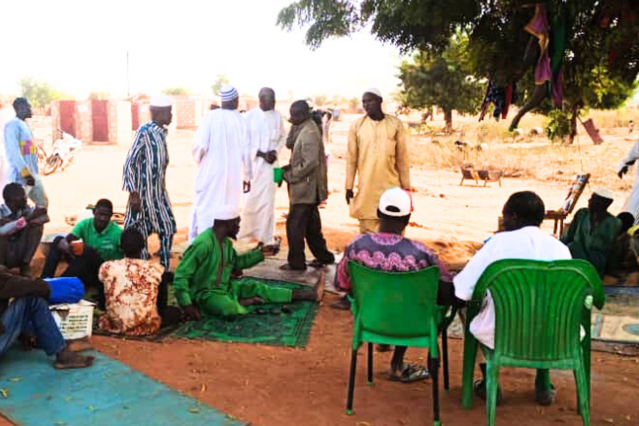 Le Baptême de Mariam, occasion de réjouissance sur le site des déplacés à 𝐋𝐢𝐨𝐮𝐝𝐨𝐮𝐠𝐨𝐮 (Kongoussi)