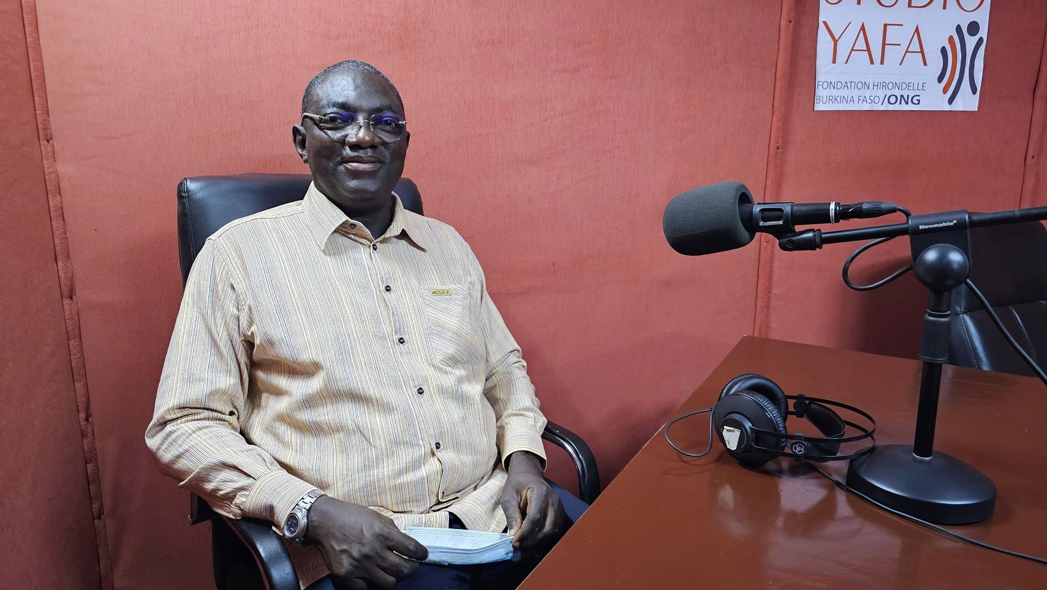 Pascal Yemboini Thiombiano , émerveillé par le travail de Studio Yafa