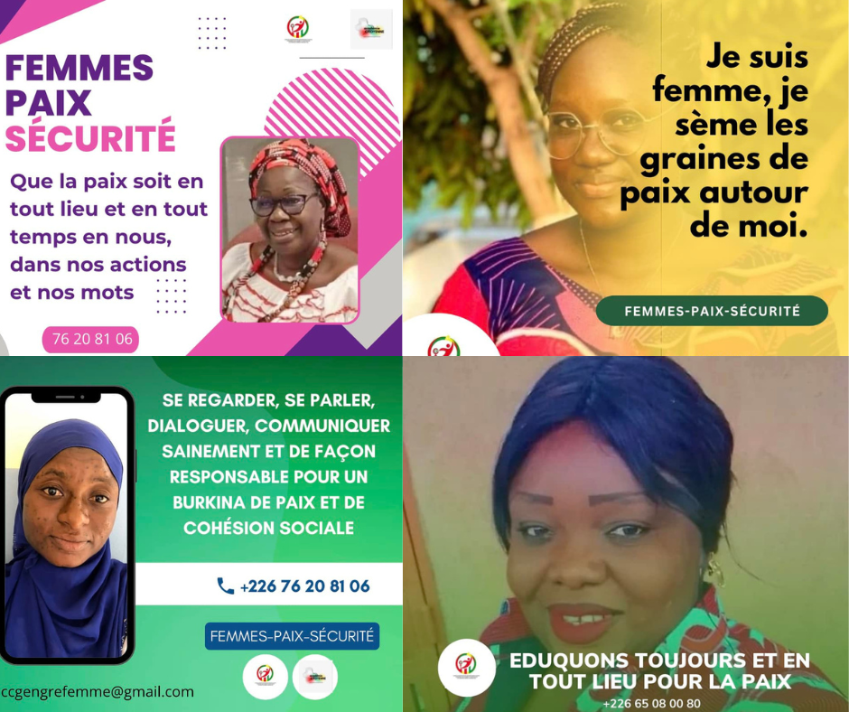 Burkina: 250 jeunes filles et femmes en campagne digitale pour la paix