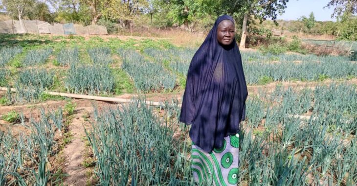 Alimata Kafando, plus de 60 ans et  leader agricole à Ladwenda (Ziniaré)
