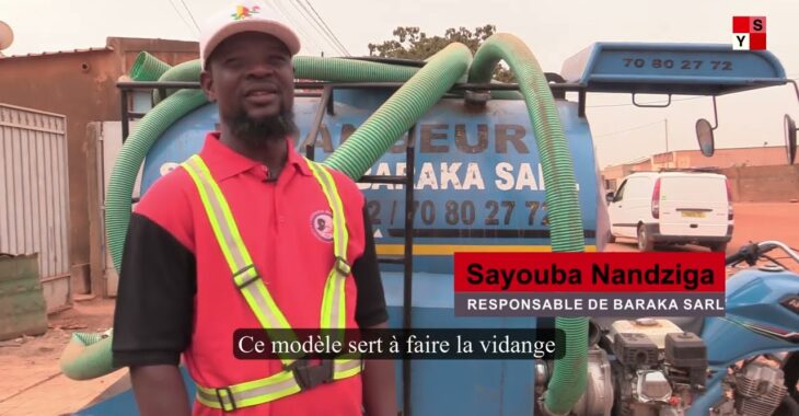 Sayouba Nandziga met au point un tricycle vidangeur