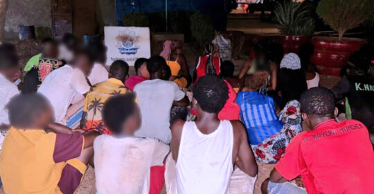 Des personnes interpellées par la gendarmerie à Allah ti kouman, Ph : Gendarmerie nationale