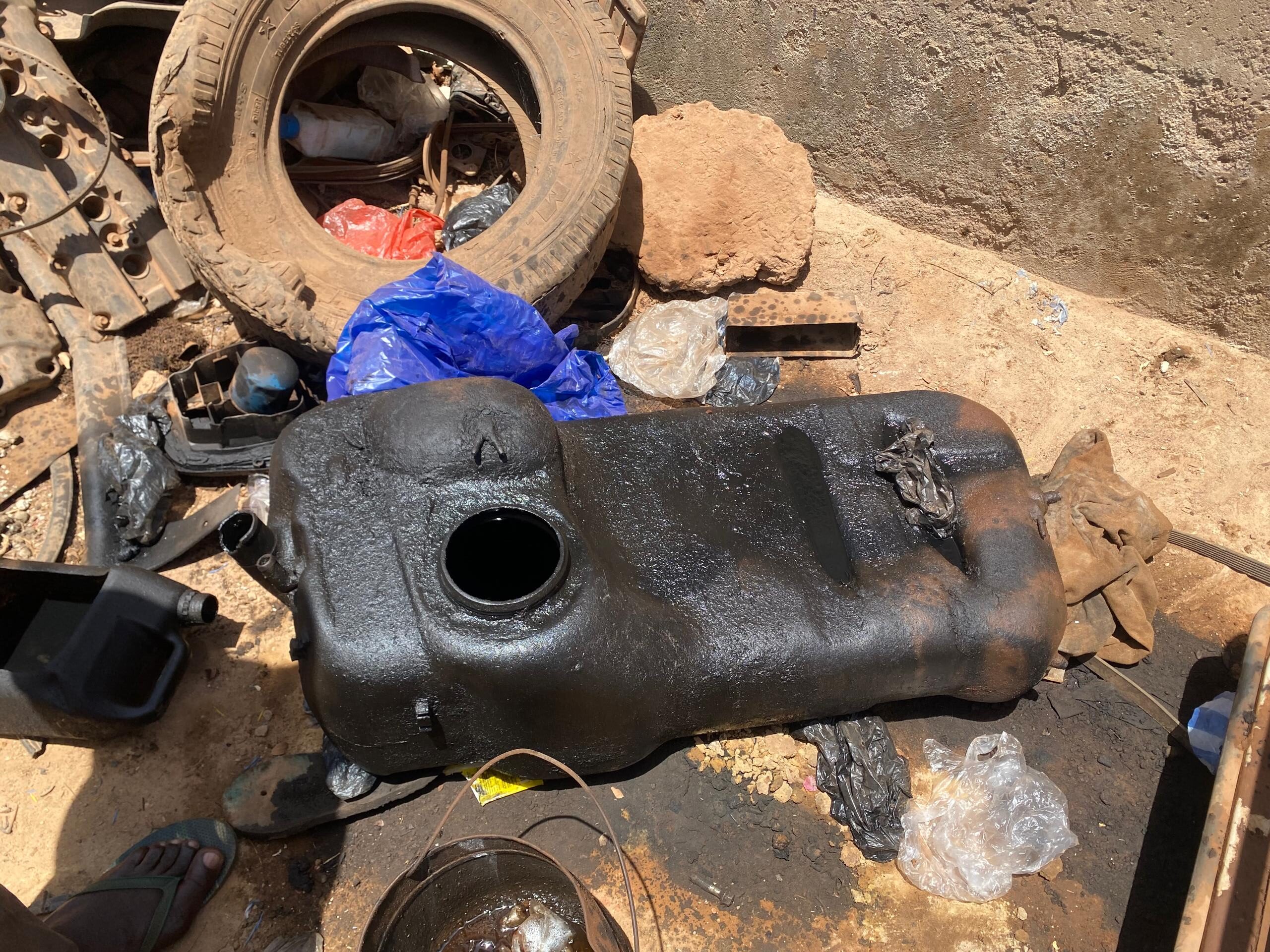 huiles usées dans les garages, un danger pour la santé