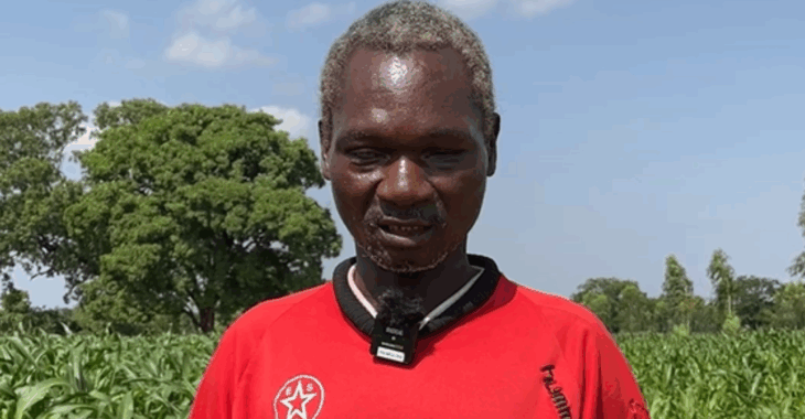 A Karaba, cet agriculteur non voyant cultive 4 hectares de terre