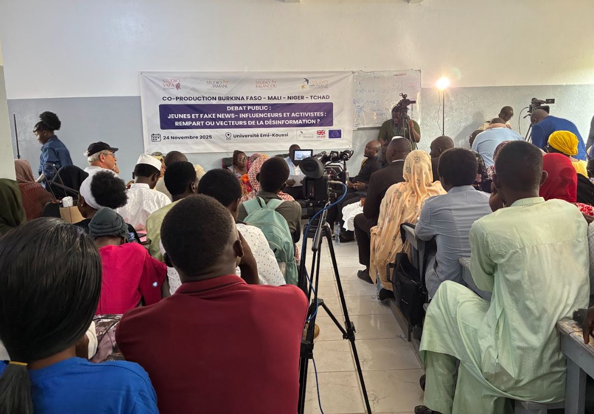 Fake news et jeunes influenceurs : remparts ou vecteurs ? Débat des médias de la Fondation Hirondelle au Tchad ( 1ère partie)