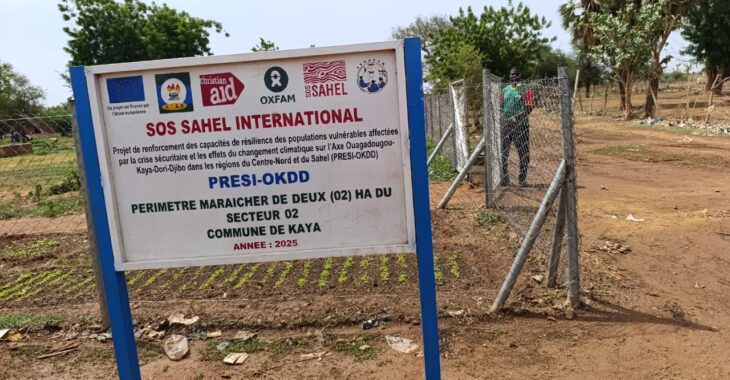 Kaya: un jardin communautaire rapproche personnes déplacées et populations hôtes